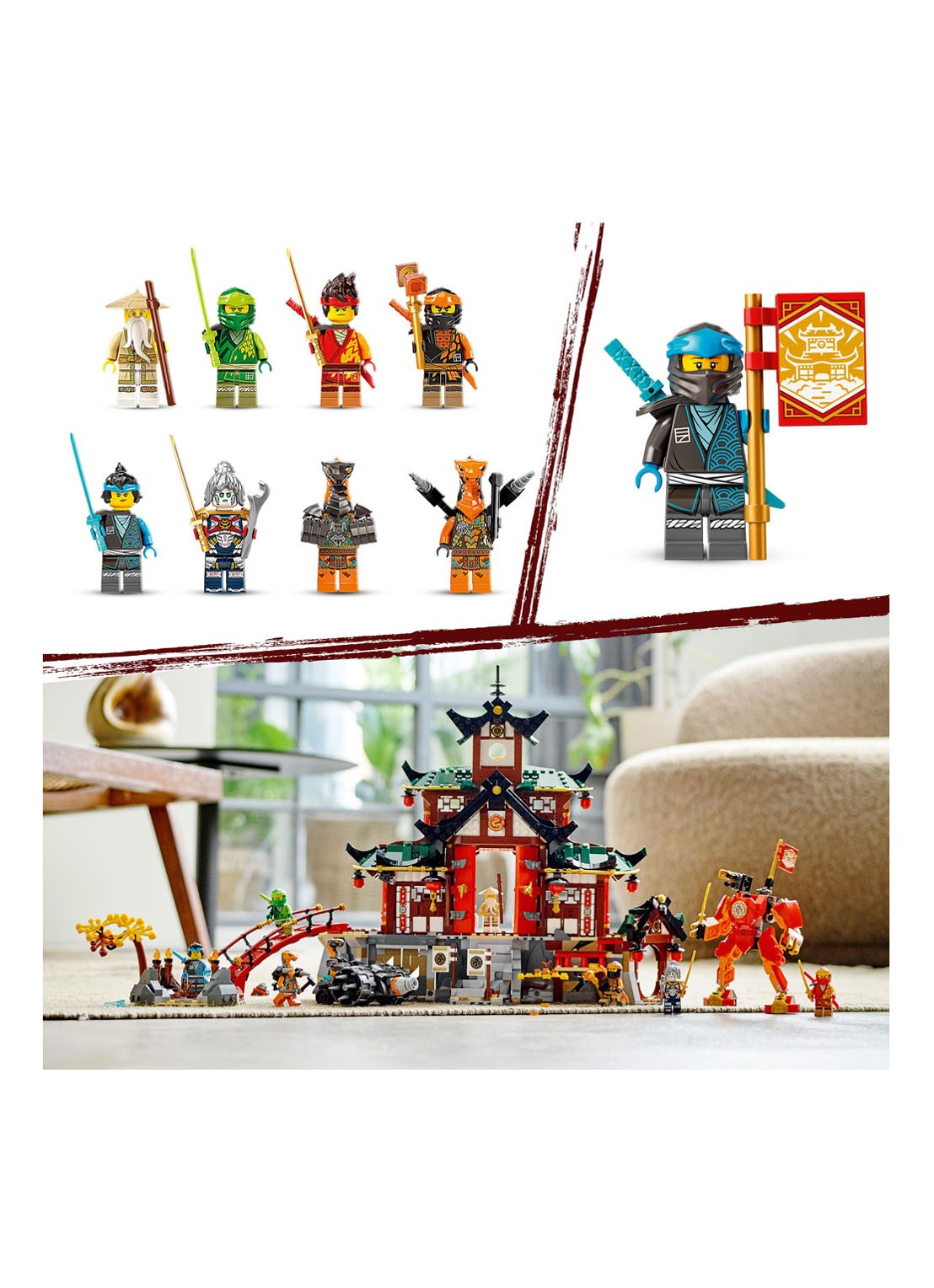 LEGO Ninjadojo Tempel bouwspeelgoed - 71767 - detail 7 multicolor