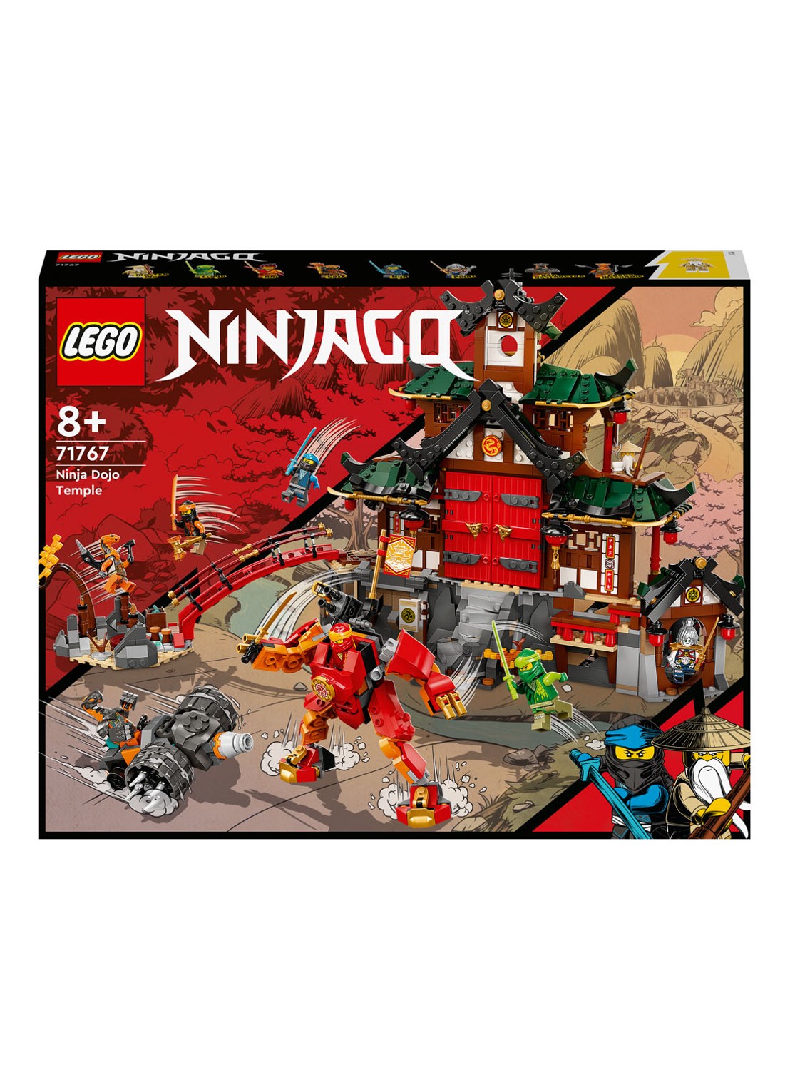 LEGO Ninjadojo Tempel bouwspeelgoed - 71767 - voorkant multicolor