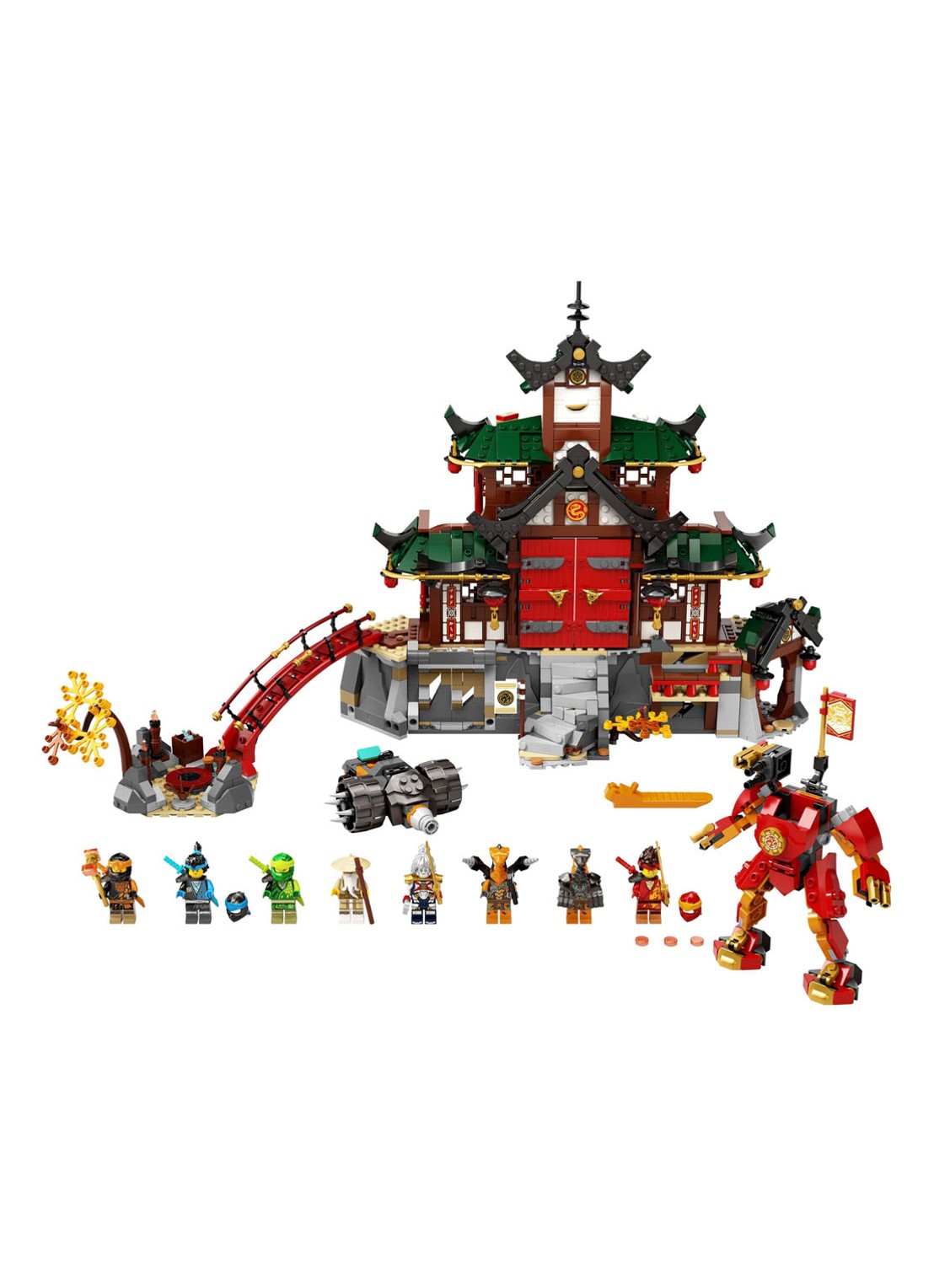 LEGO Ninjadojo Tempel bouwspeelgoed - 71767 - voorkant 2 multicolor