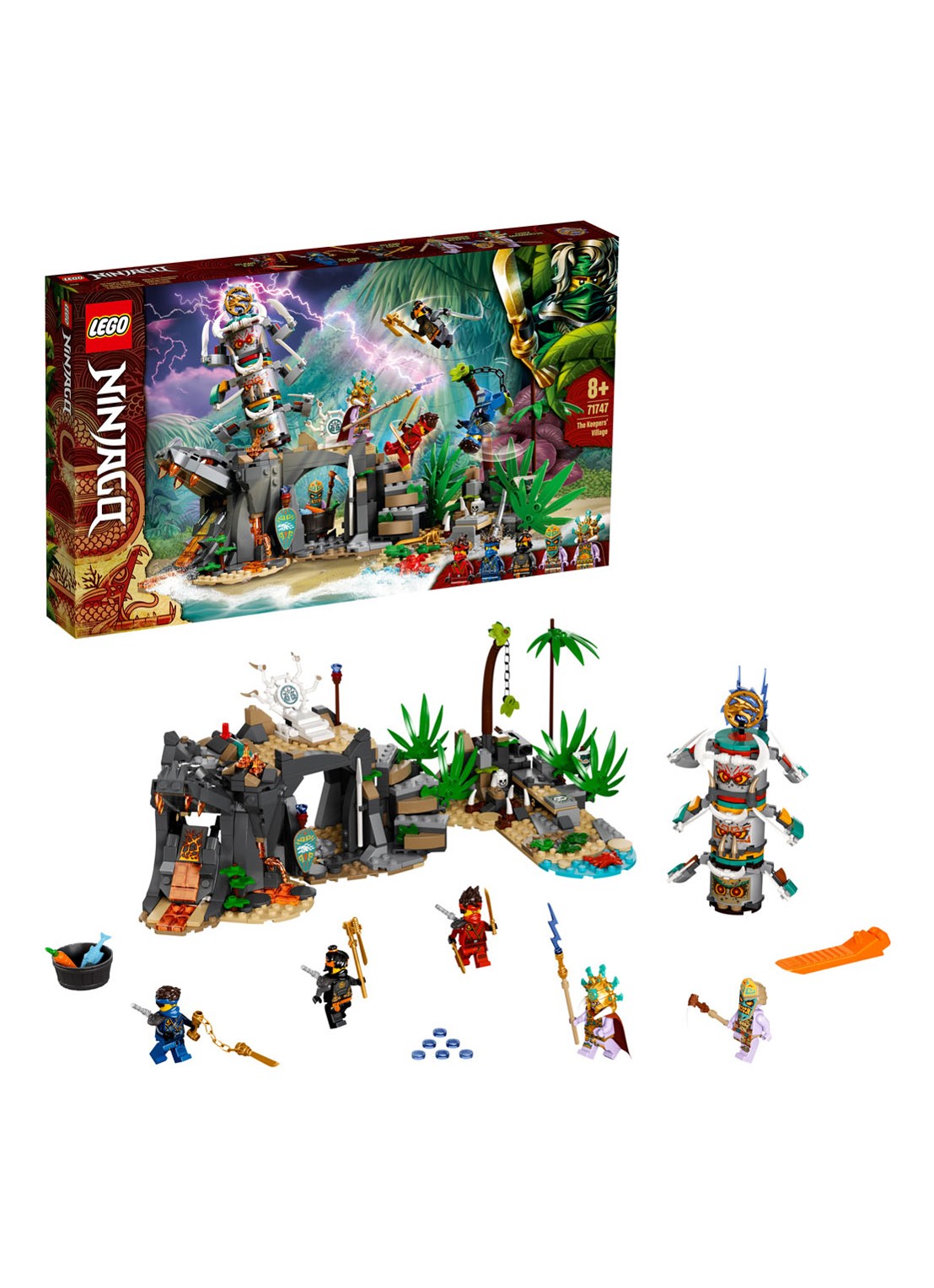 LEGO NINJAGO Het dorp van de Beschermers - 71747 - detail 3 donkergrijs