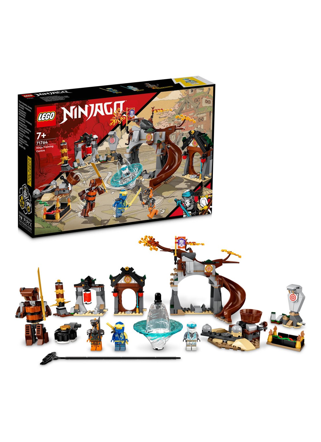 LEGO NINJAGO Ninja Trainingcentrum Spin Speelset- 71764 - detail 3 multicolor