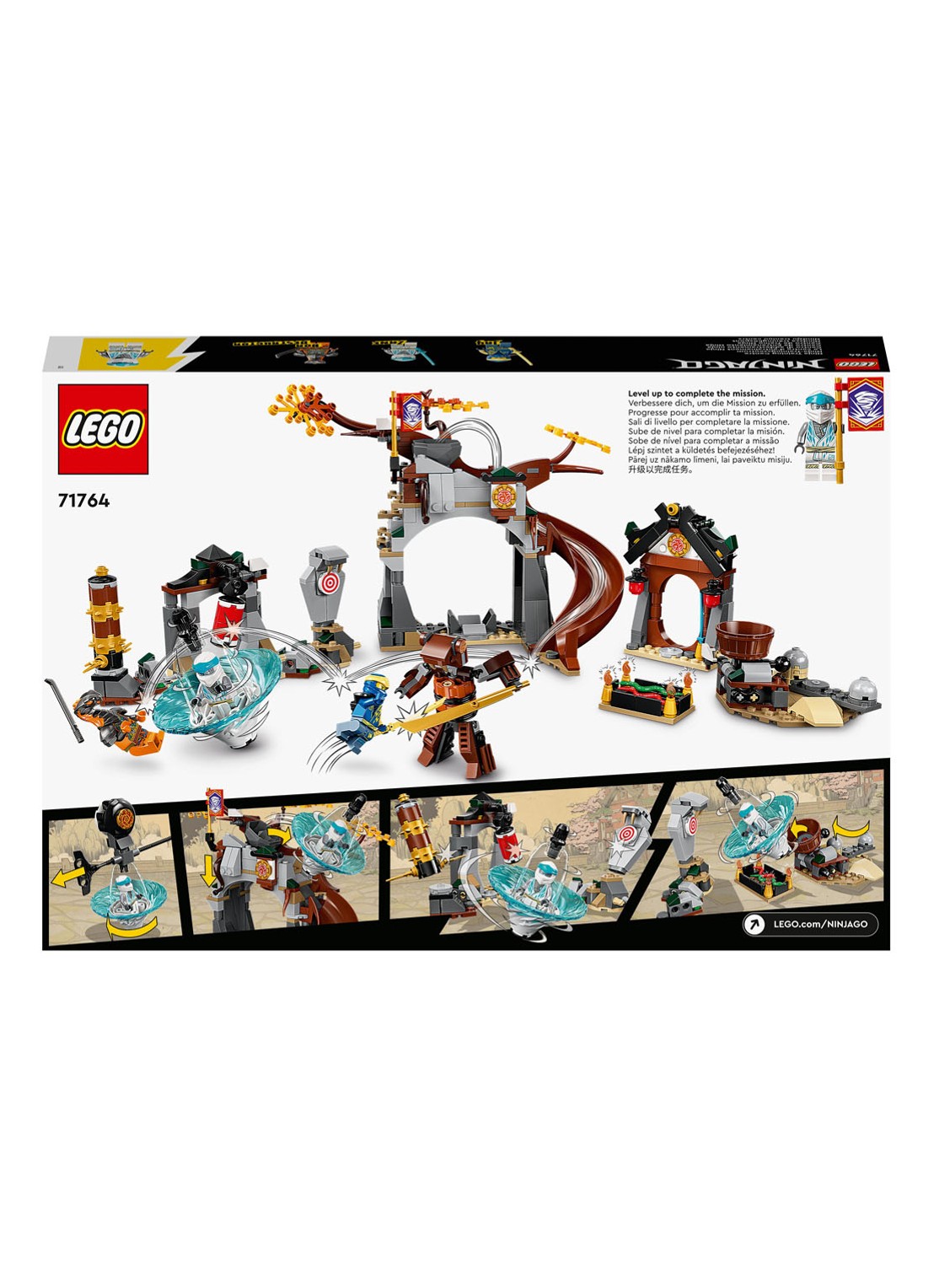 LEGO NINJAGO Ninja Trainingcentrum Spin Speelset- 71764 - detail 4 multicolor