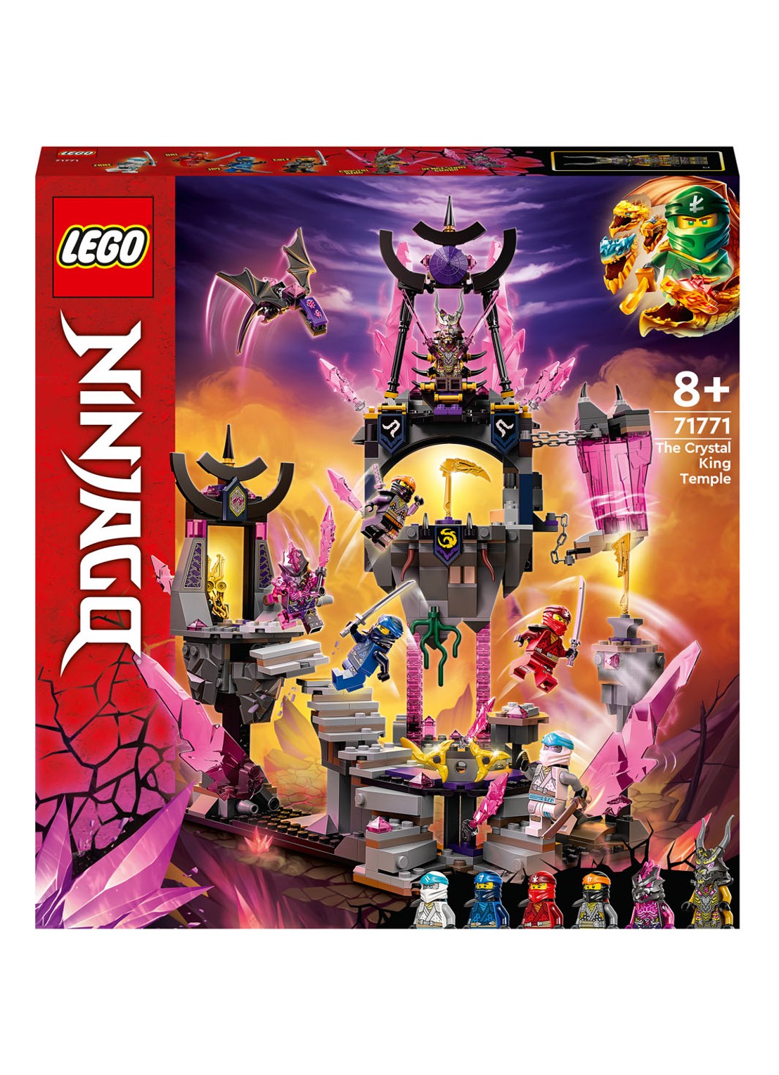 LEGO Ninjago Tempel van de Kristalkoning - 71771 - voorkant multicolor