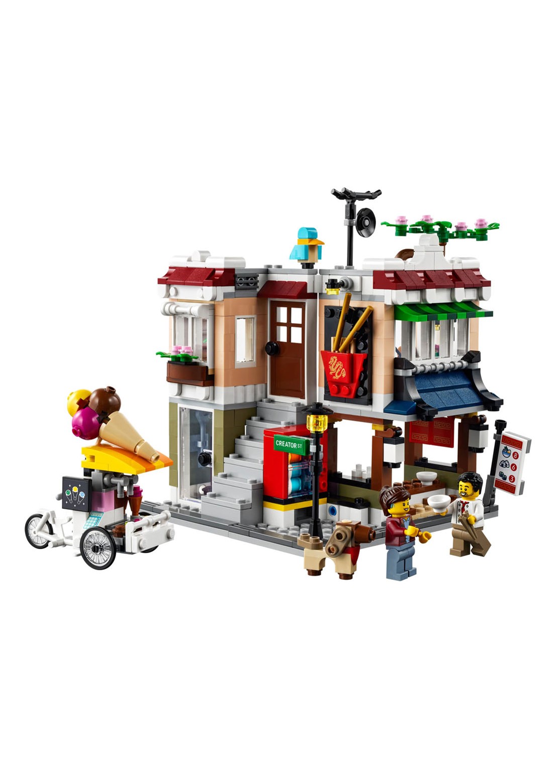 LEGO Noedelwinkel in de stad - 31131 - voorkant 2 multicolor