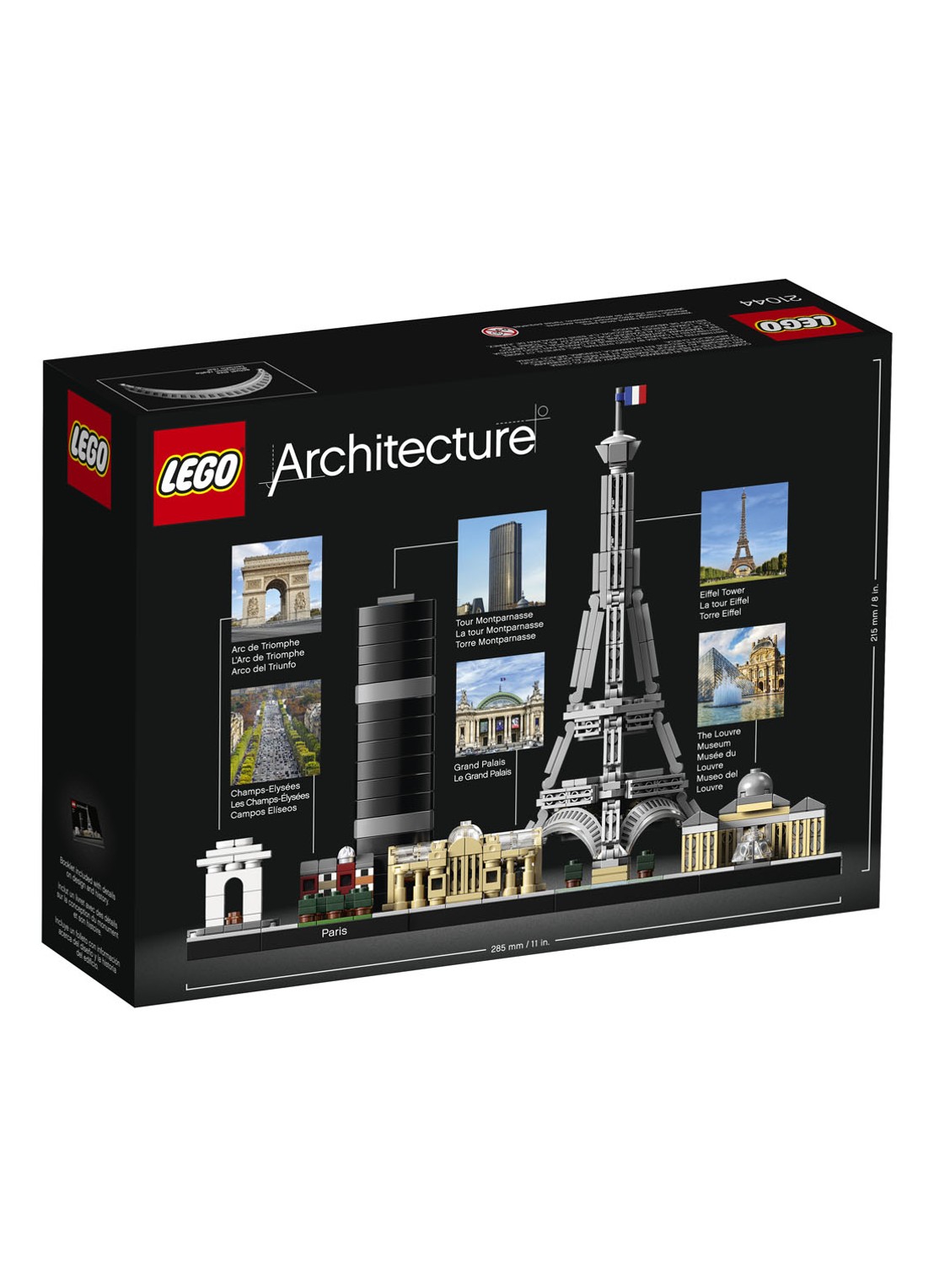 LEGO Parijs - bouwset 21044 - voorkant 2 undefined