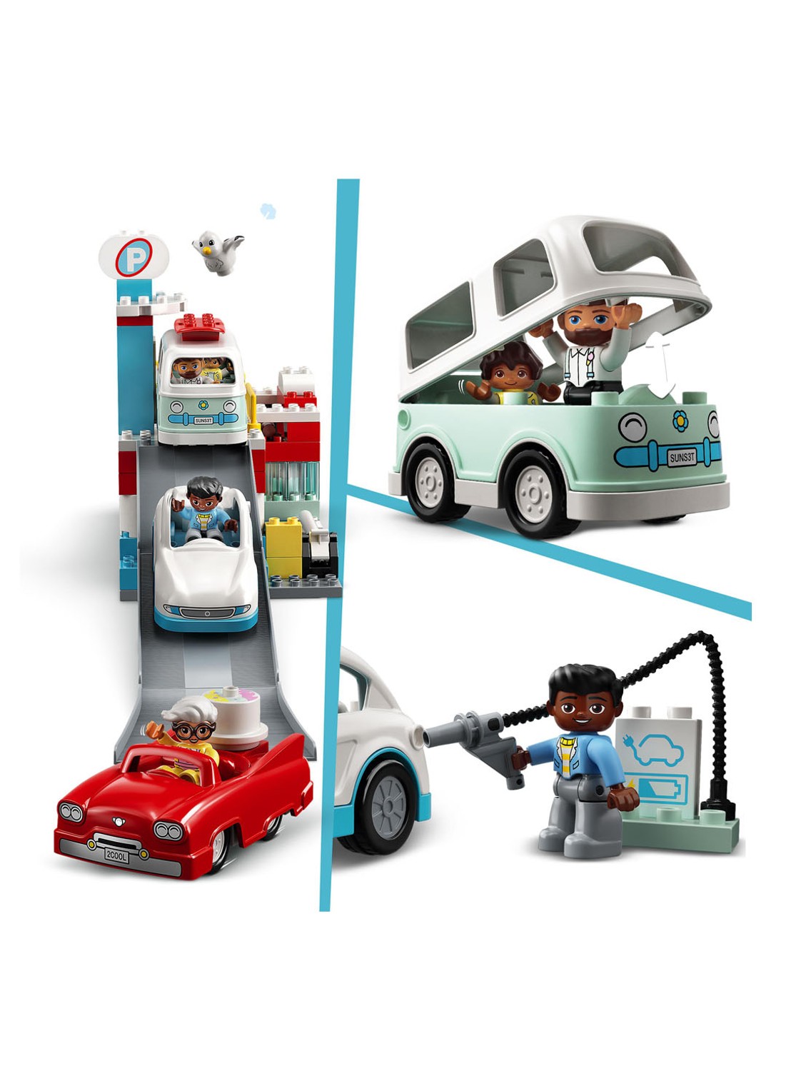 LEGO Parkeergarage en wasstraat - 10948 - detail 3 multicolor