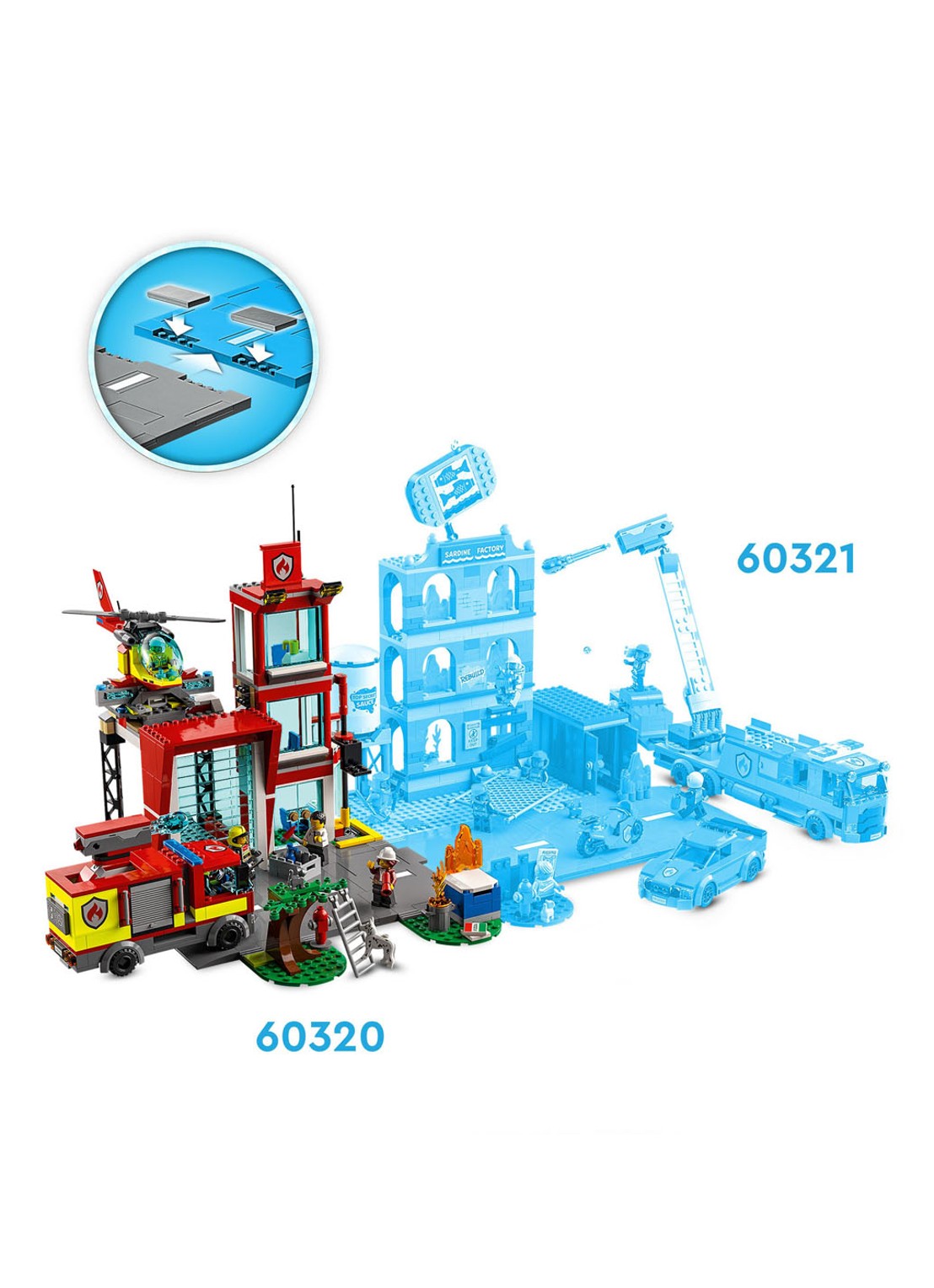 LEGO Politieachtervolging Bij de Bank bouwspeelgoed - 60317 - detail 5 multicolor