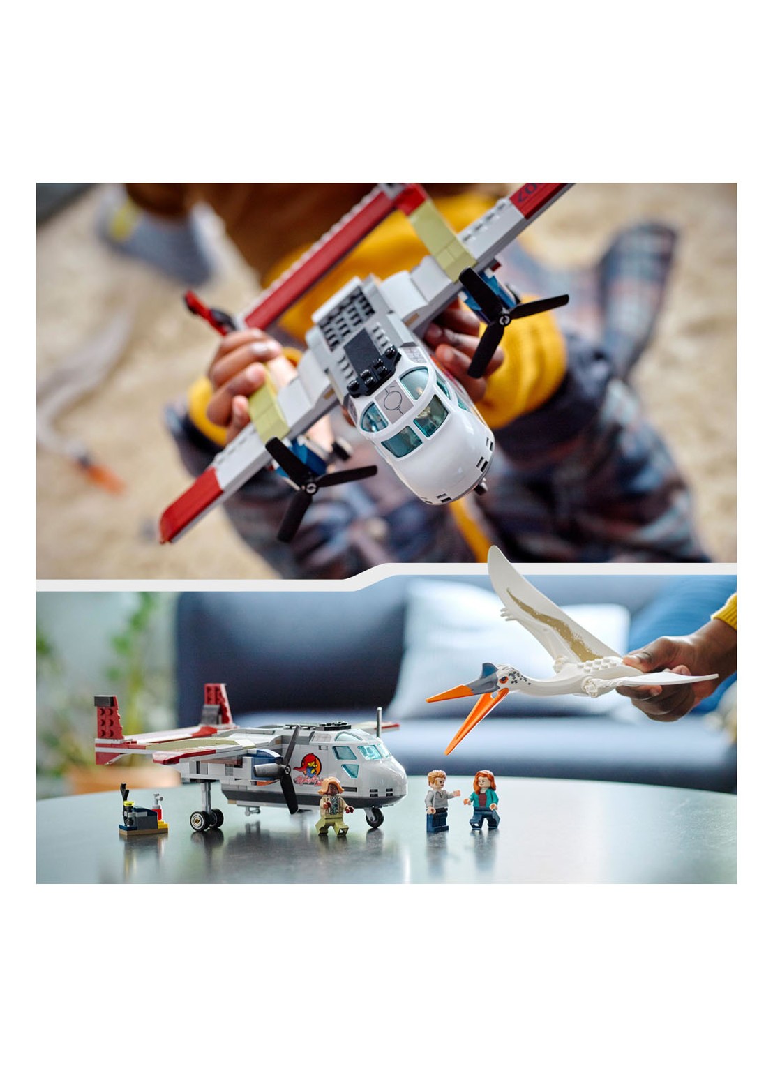 LEGO Quetzalcoatlus vliegtuighinderlaag - 76947 - detail 6 multicolor