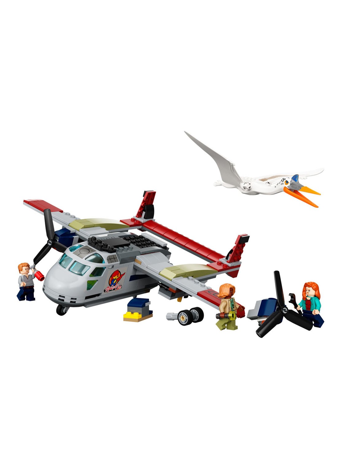 LEGO Quetzalcoatlus vliegtuighinderlaag - 76947 - voorkant 2 multicolor