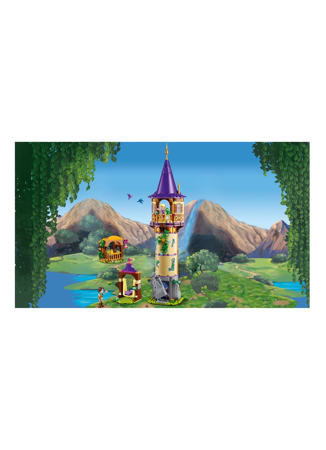 LEGO Rapunzel's toren - 43187 - detail geel