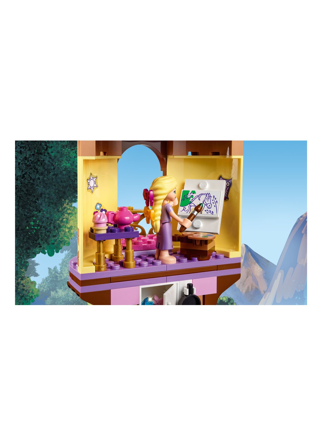 LEGO Rapunzel's toren - 43187 - detail 2 geel