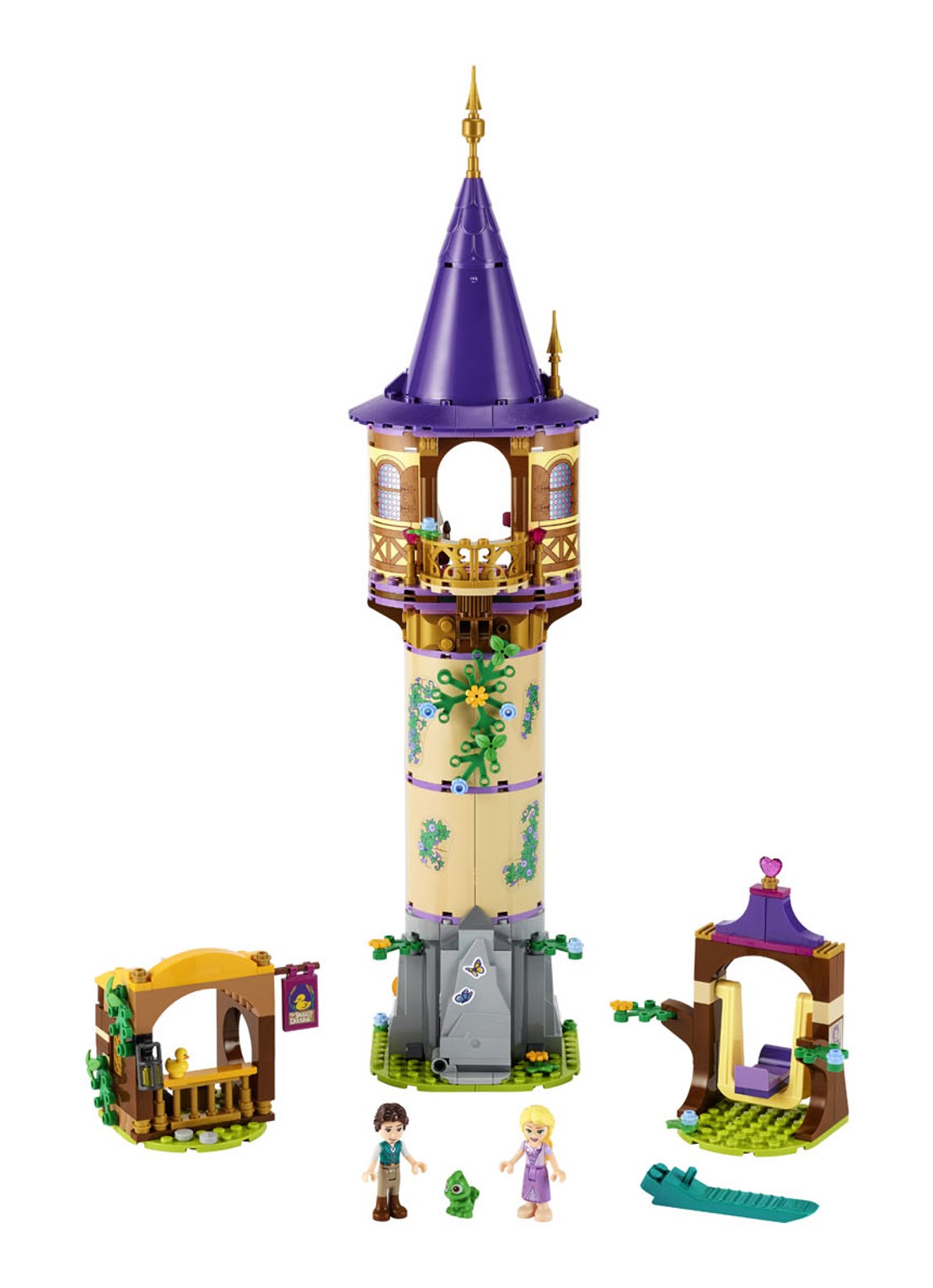 LEGO Rapunzel's toren - 43187 - voorkant 6 geel