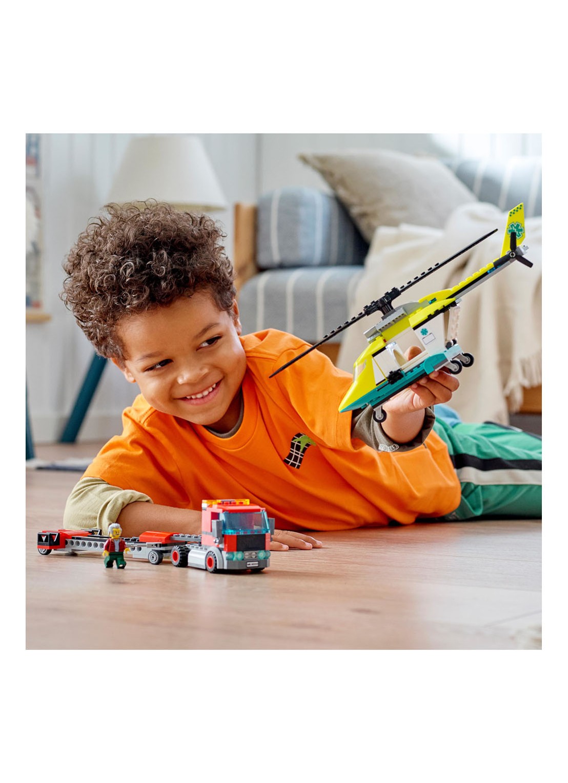 LEGO Reddingshelikopter Transport bouwspeelgoed - 60343 - detail 6 multicolor