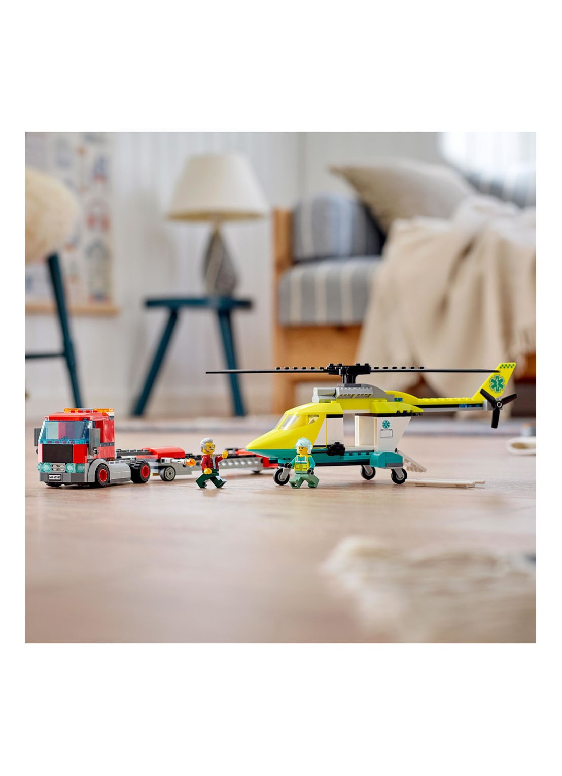 LEGO Reddingshelikopter Transport bouwspeelgoed - 60343 - detail 7 multicolor