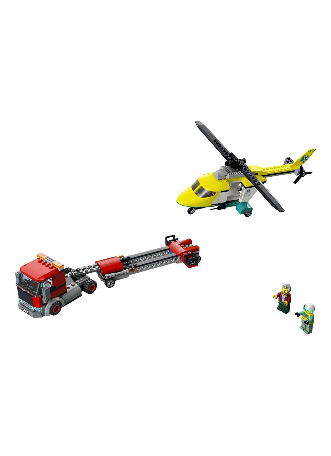 LEGO Reddingshelikopter Transport bouwspeelgoed - 60343 - voorkant 2 multicolor