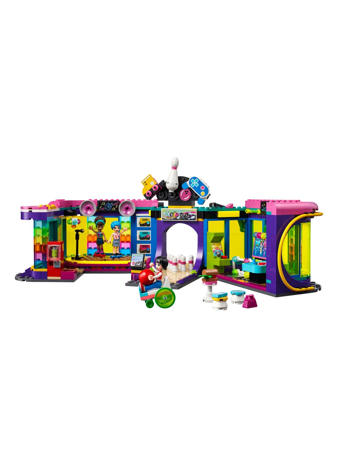 LEGO Rolschaatsdisco speelhal - 41708 - voorkant 7 multicolor