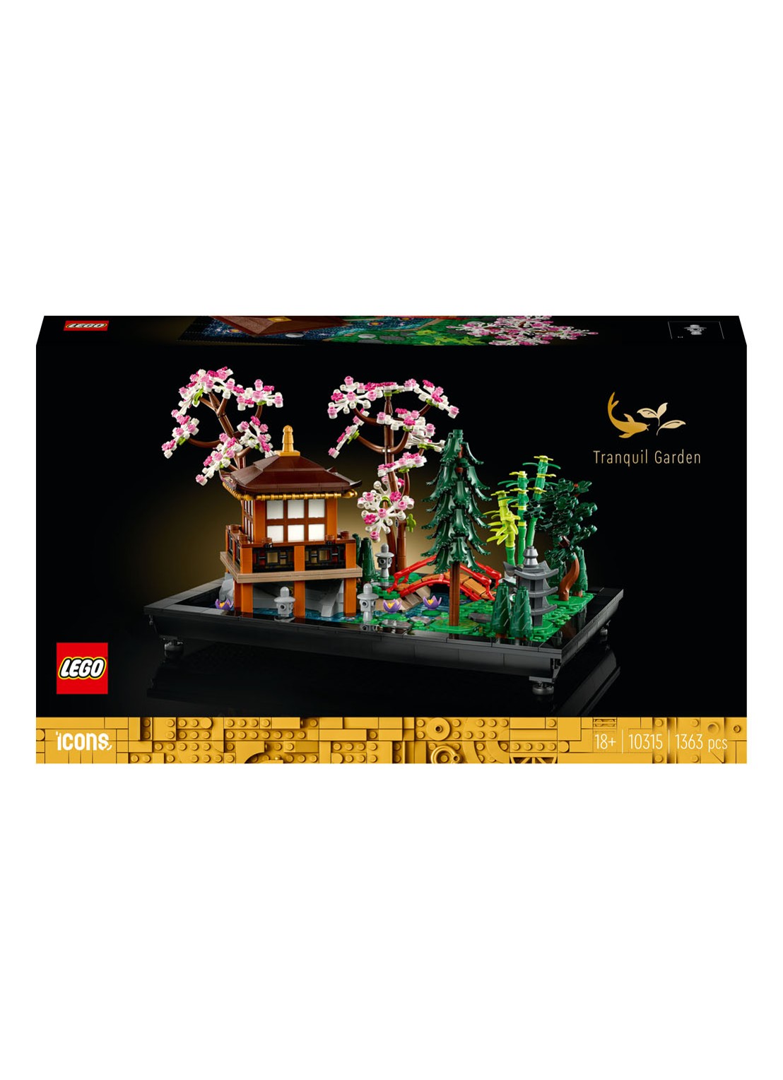 LEGO Rustgevende tuin bouwset -  10315 - voorkant undefined
