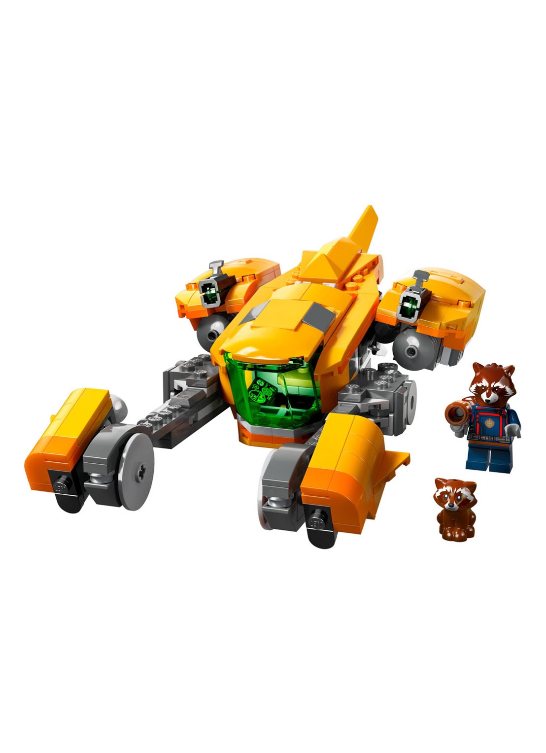 LEGO Schip van Baby Rocket Guardians of the Galaxy bouwset - 76254 - detail 3 multicolor