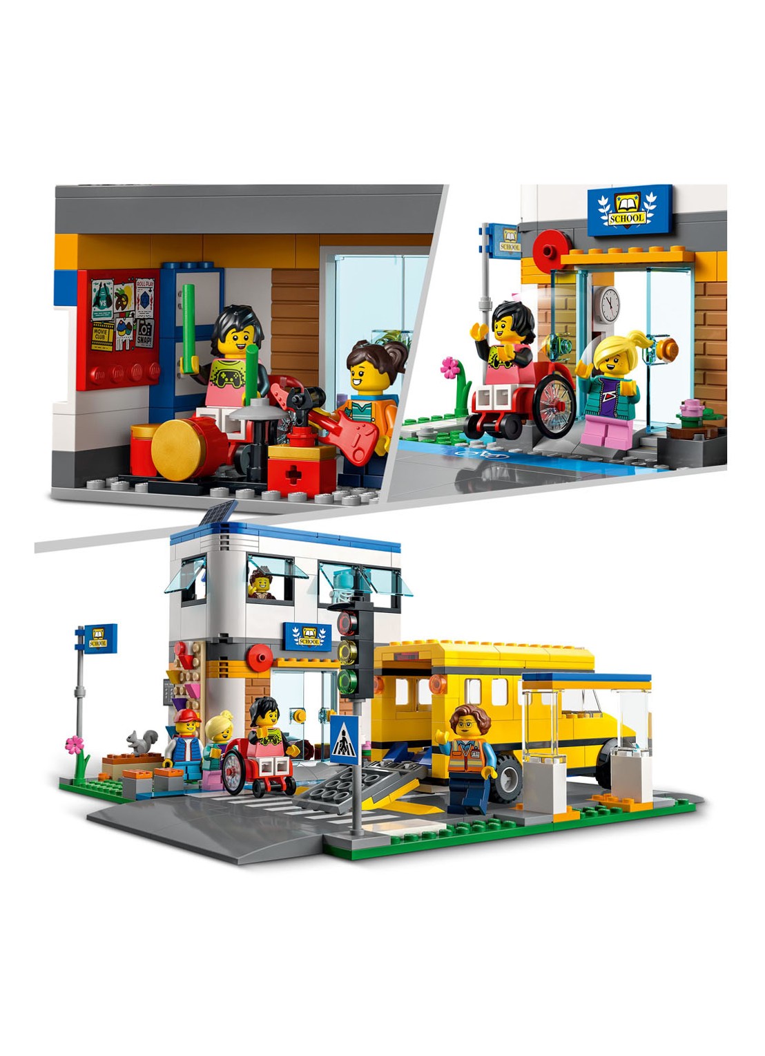 LEGO Schooldag bouwspeelgoed - 60329 - detail 7 multicolor