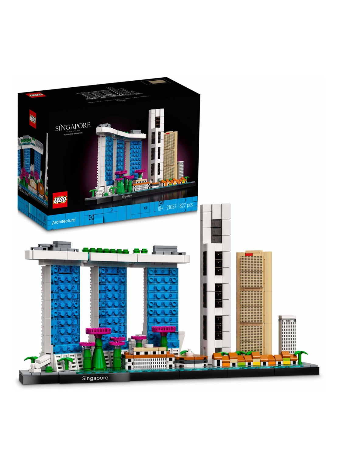 LEGO Singapore - bouwset 21057 - detail 3 multicolor