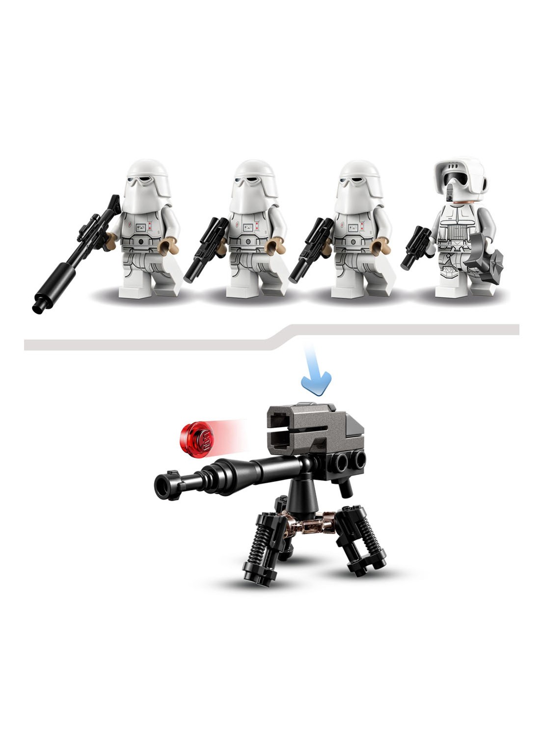 LEGO Snowtrooper Battle Pack bouwspeelgoed - 75320 - detail 4 multicolor