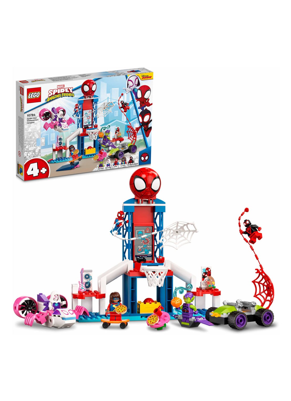 LEGO Spider Man Webuitvalsbasis Ontmoeting -10784 - detail 3 multicolor