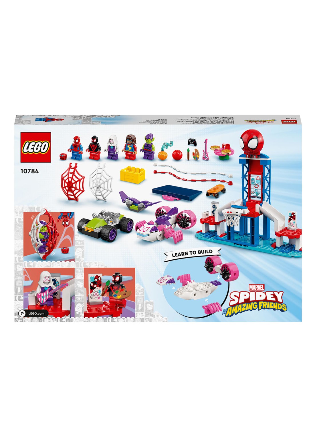 LEGO Spider Man Webuitvalsbasis Ontmoeting -10784 - detail 7 multicolor