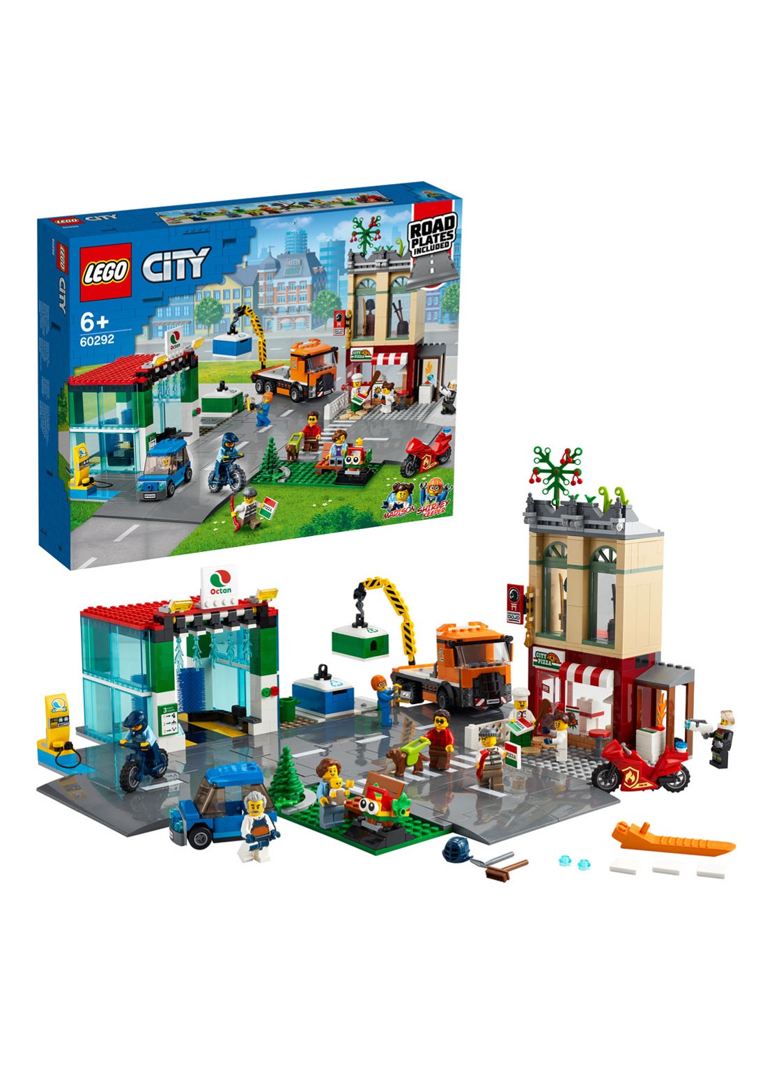 LEGO Stadscentrum - 60292 - detail grijs