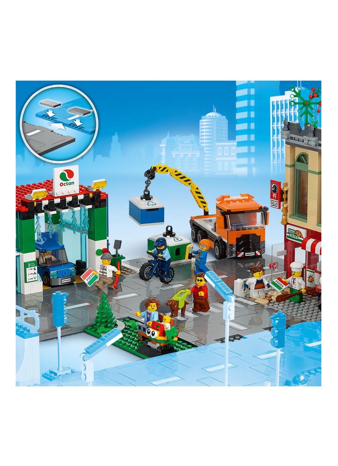 LEGO Stadscentrum - 60292 - detail 3 grijs