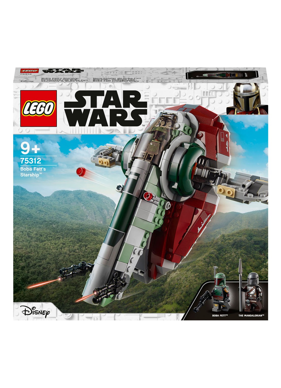LEGO Star Wars Boba Fett's sterrenschip - 75312 - voorkant multicolor