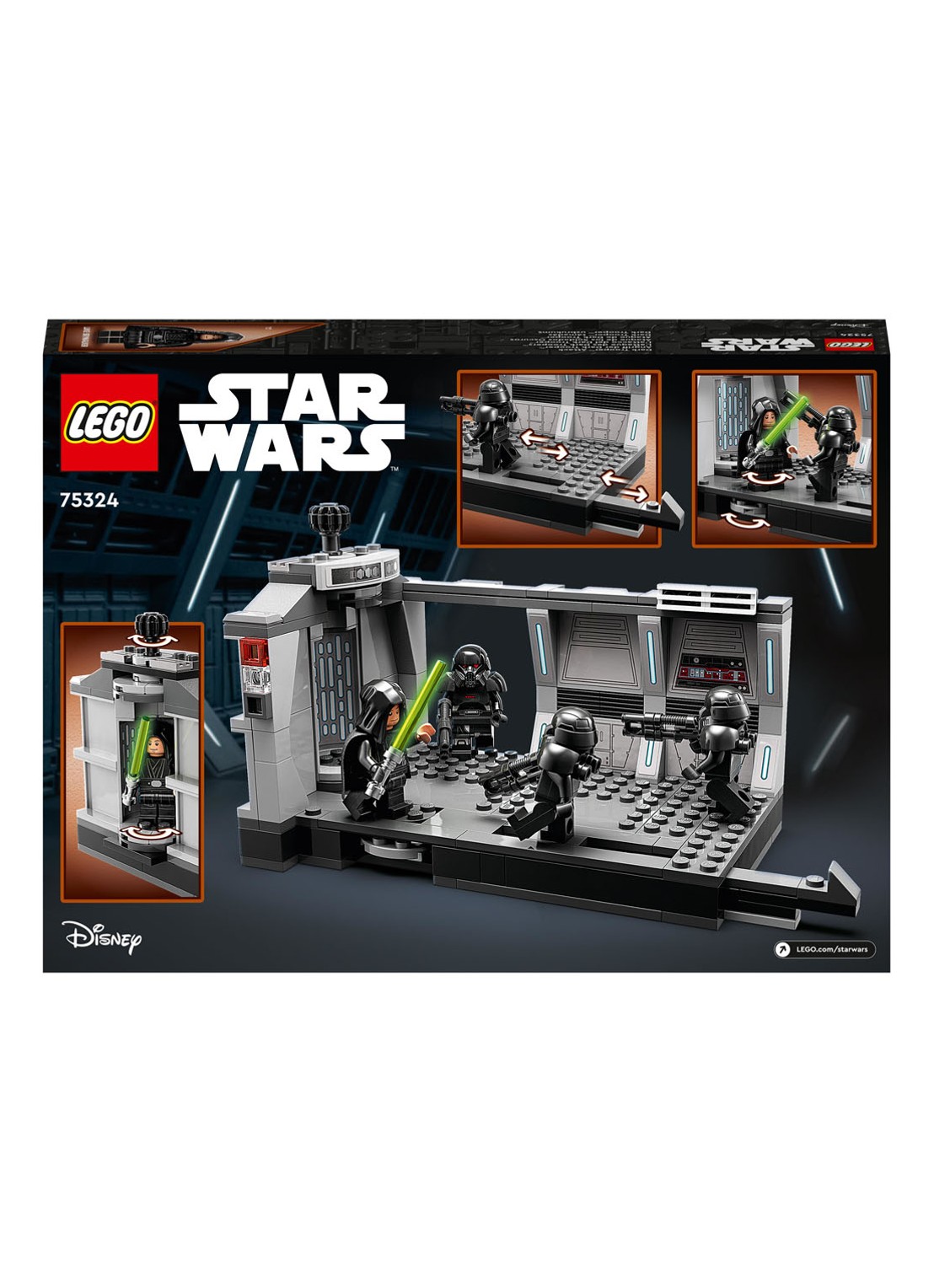 LEGO Star Wars Dark Trooper Aanval Speelgoed set - 75324 - detail 4 multicolor