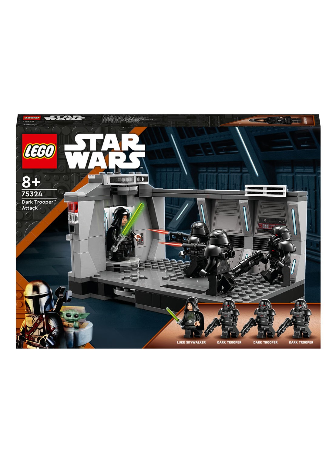 LEGO Star Wars Dark Trooper Aanval Speelgoed set - 75324 - voorkant multicolor