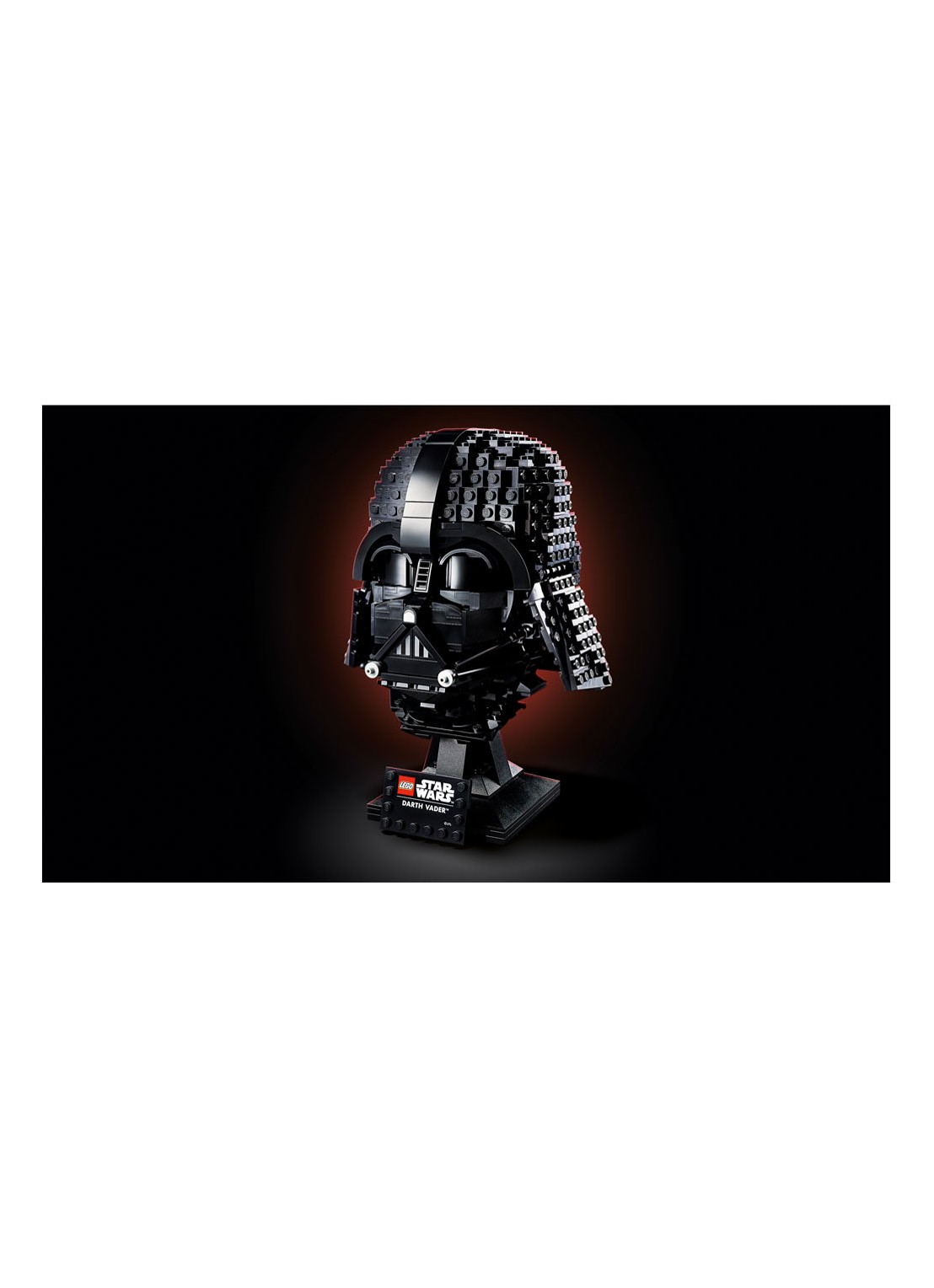LEGO Star Wars Darth Vader helm - 75304 - detail 4 zwart