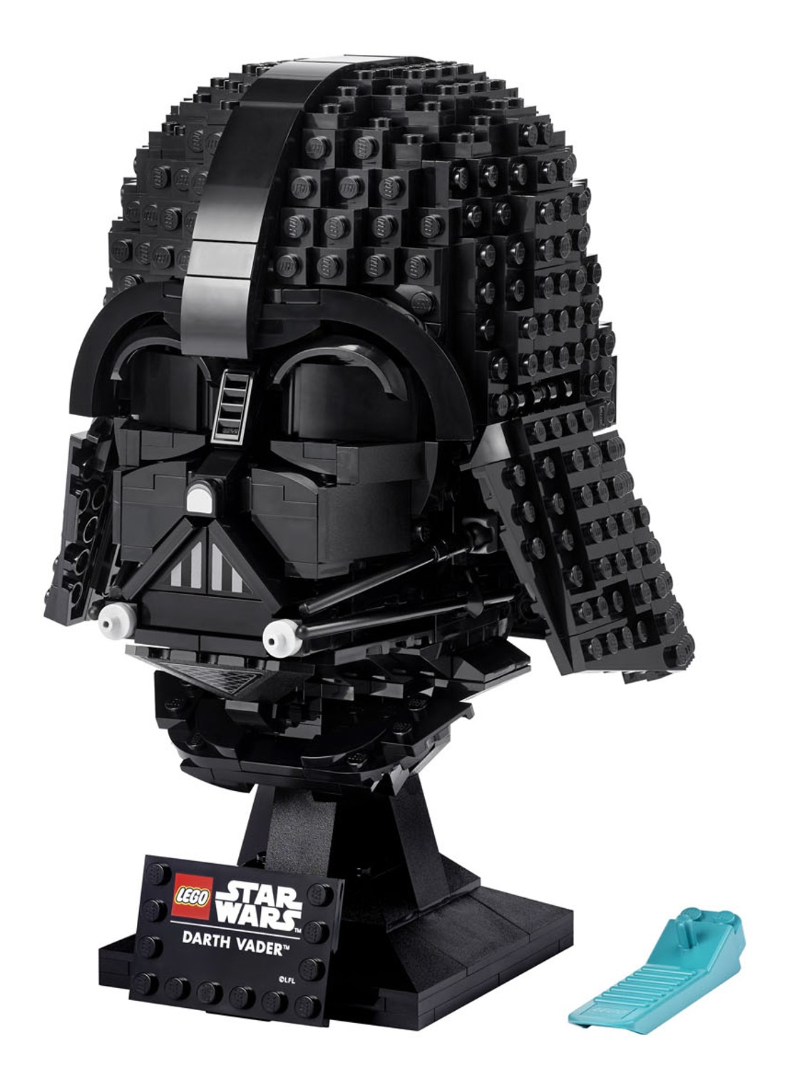 LEGO Star Wars Darth Vader helm - 75304 - voorkant 6 zwart