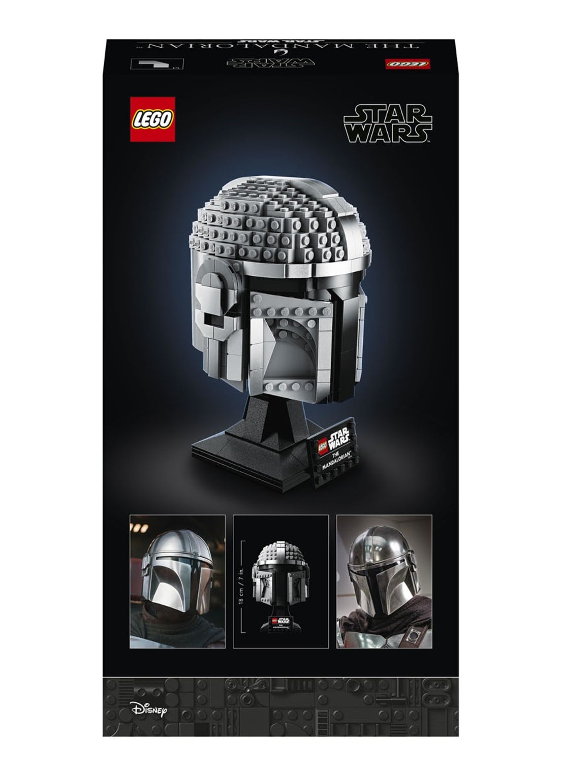 LEGO Star Wars De Mandalorian Helm set - 75328 - detail 2 multicolor