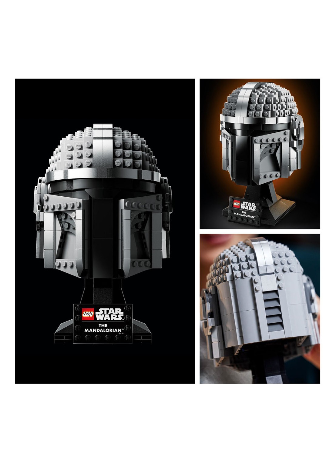 LEGO Star Wars De Mandalorian Helm set - 75328 - detail 4 multicolor