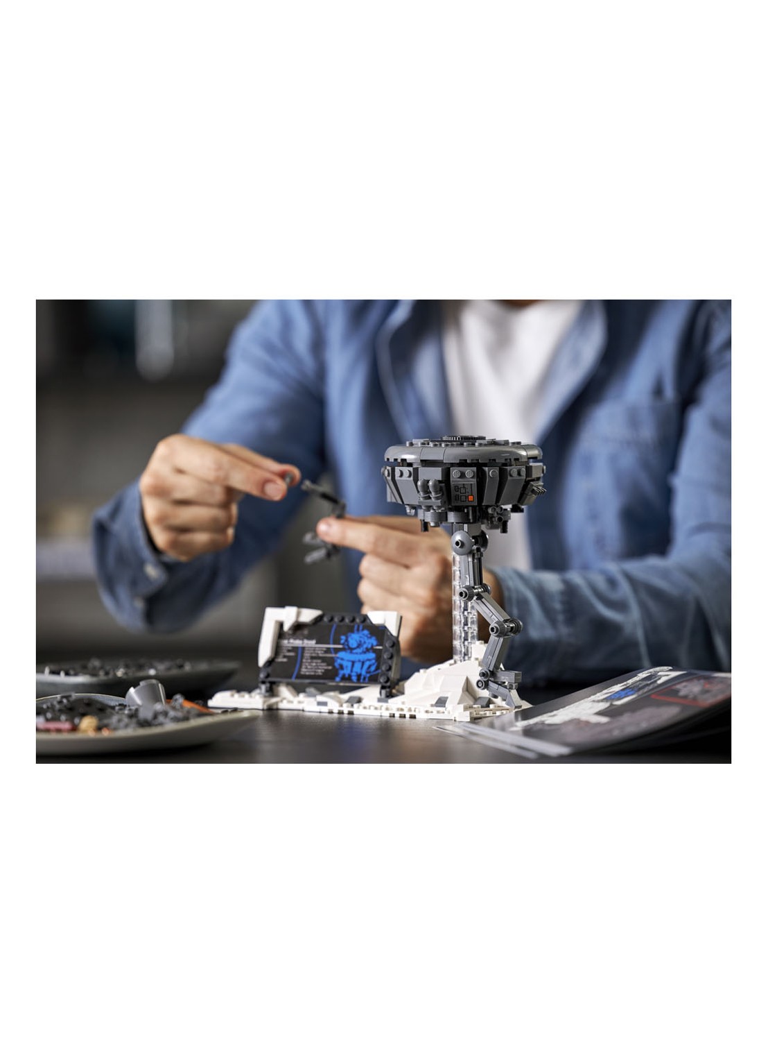 LEGO Star Wars Imperial Probe Droid - 75306 - detail 4 donkergrijs