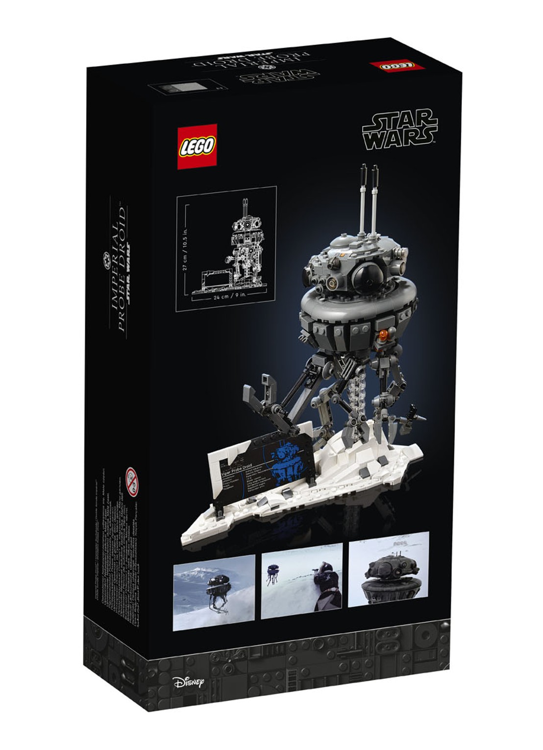 LEGO Star Wars Imperial Probe Droid - 75306 - detail 7 donkergrijs