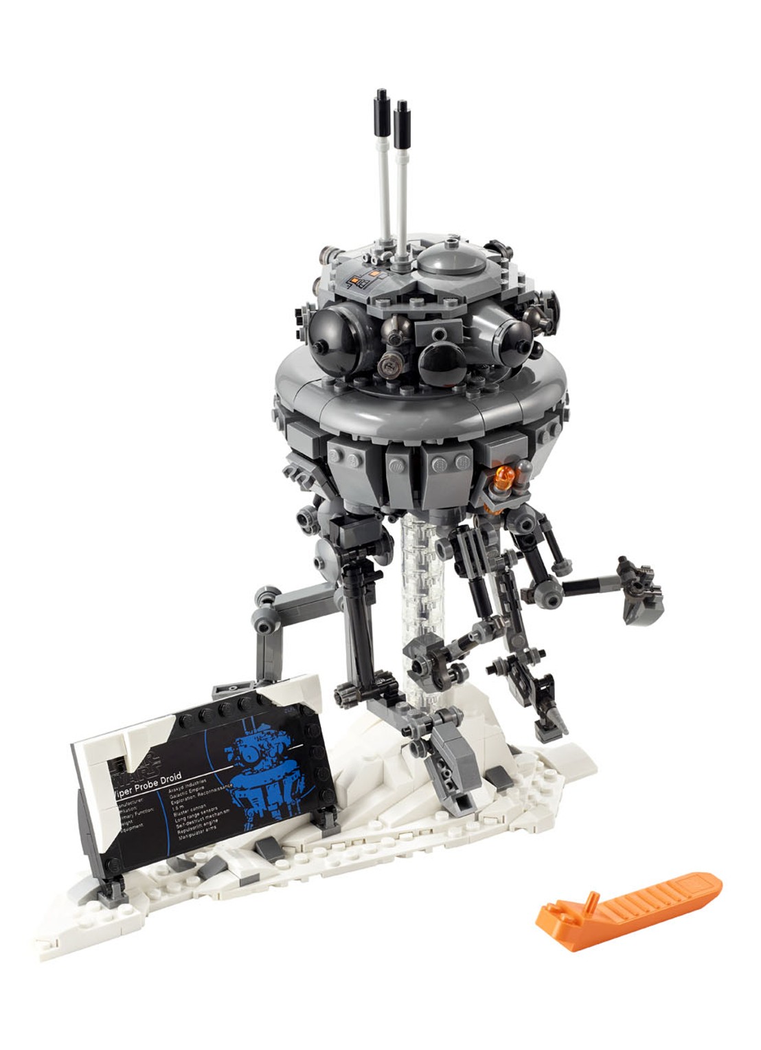 LEGO Star Wars Imperial Probe Droid - 75306 - voorkant 2 donkergrijs