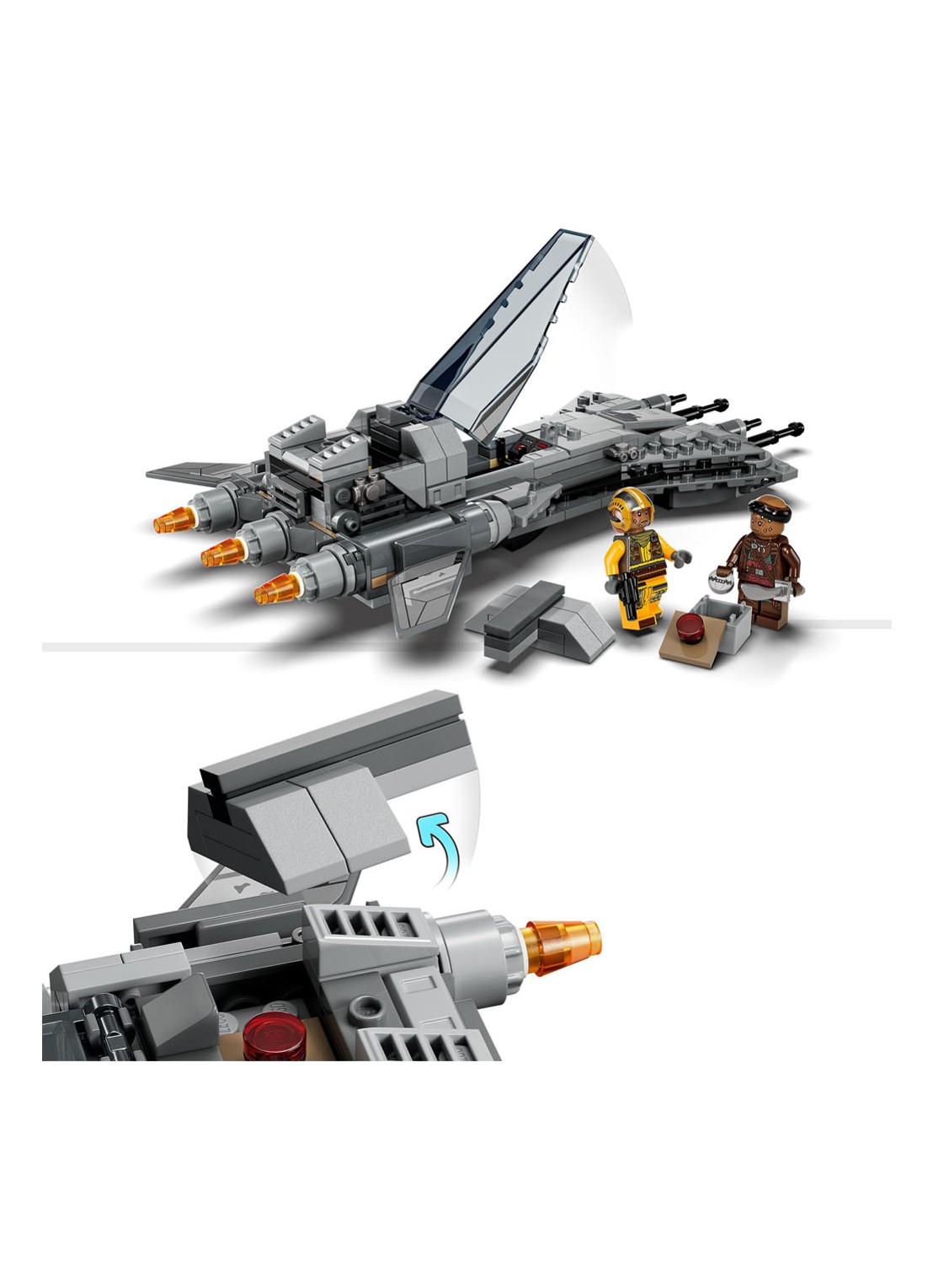LEGO Star Wars Pirate Snub Fighter Mandalorian bouwset - 75346 - detail undefined