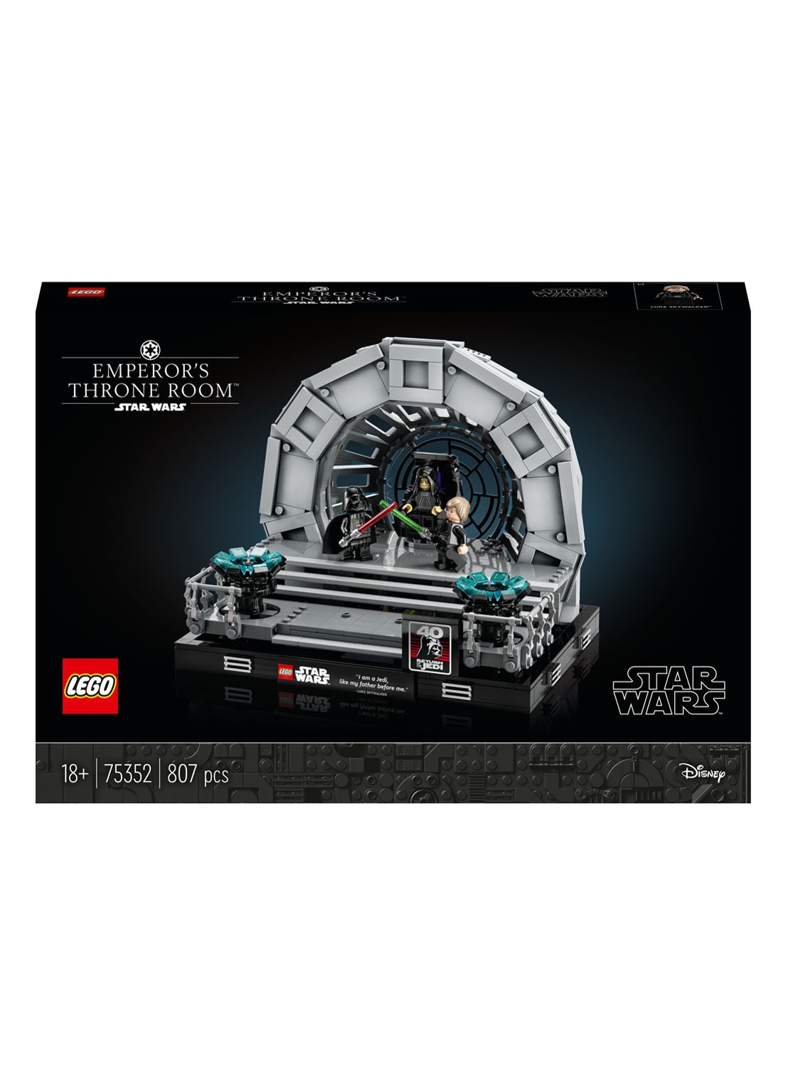 LEGO Star Wars Troonzaal van de keizer diorama bouwset - 75352 - voorkant 5 undefined