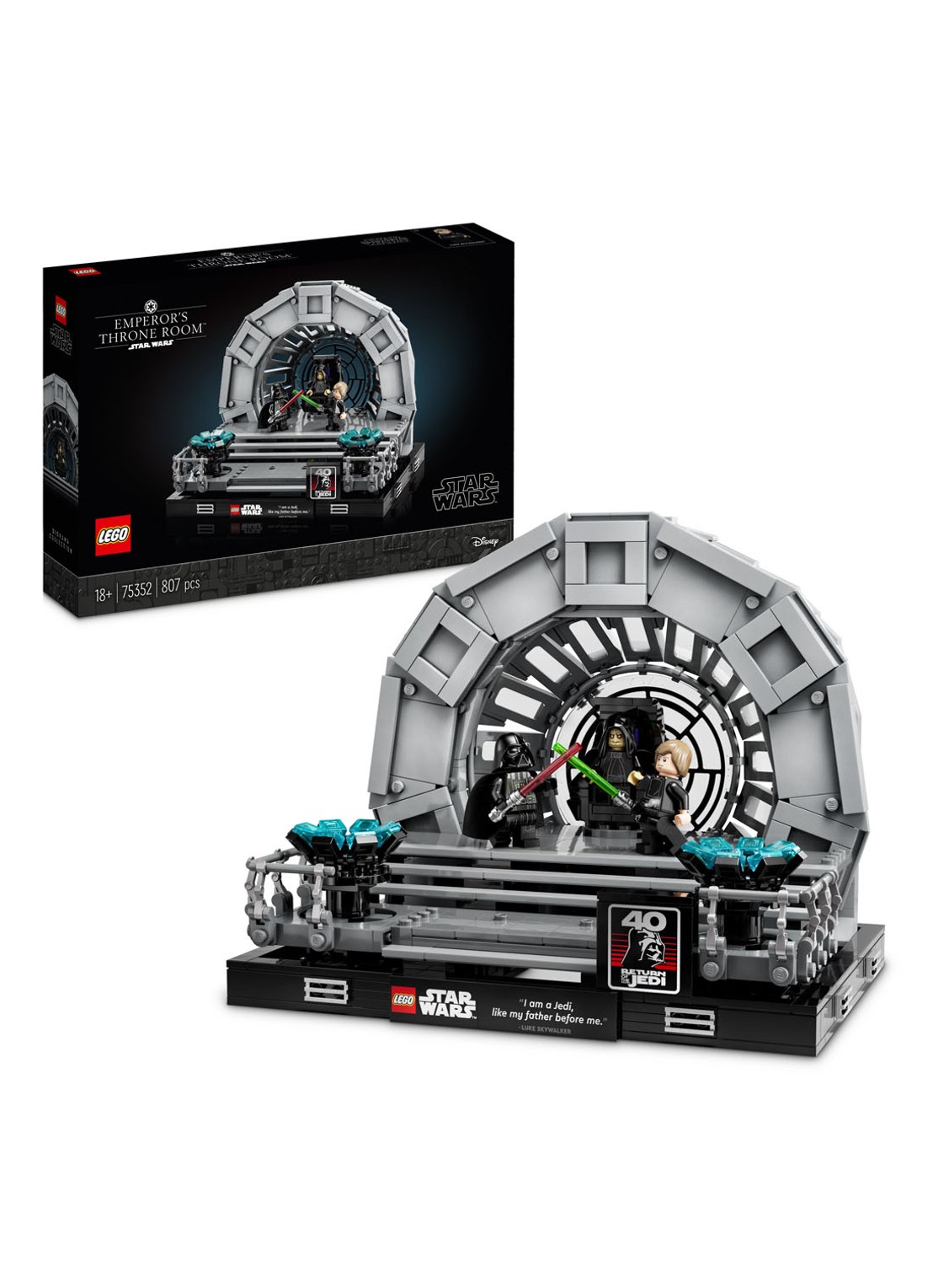 LEGO Star Wars Troonzaal van de keizer diorama bouwset - 75352 - voorkant 6 undefined