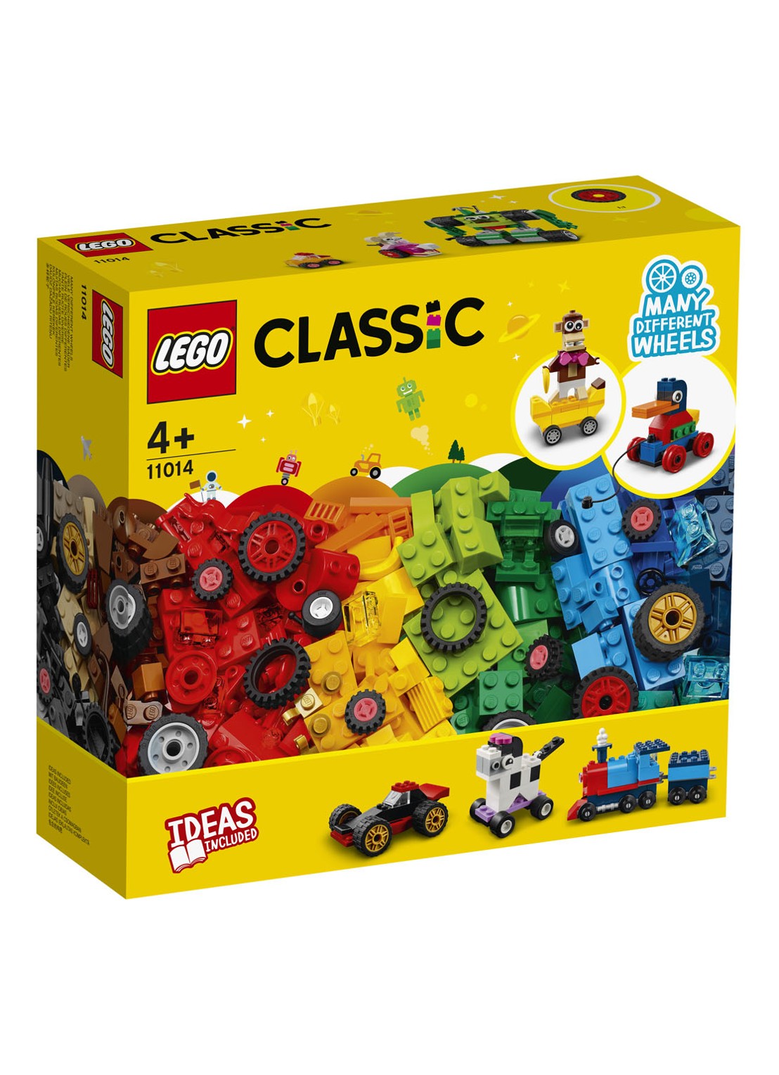 LEGO Stenen en wielen - 11014 - voorkant geel