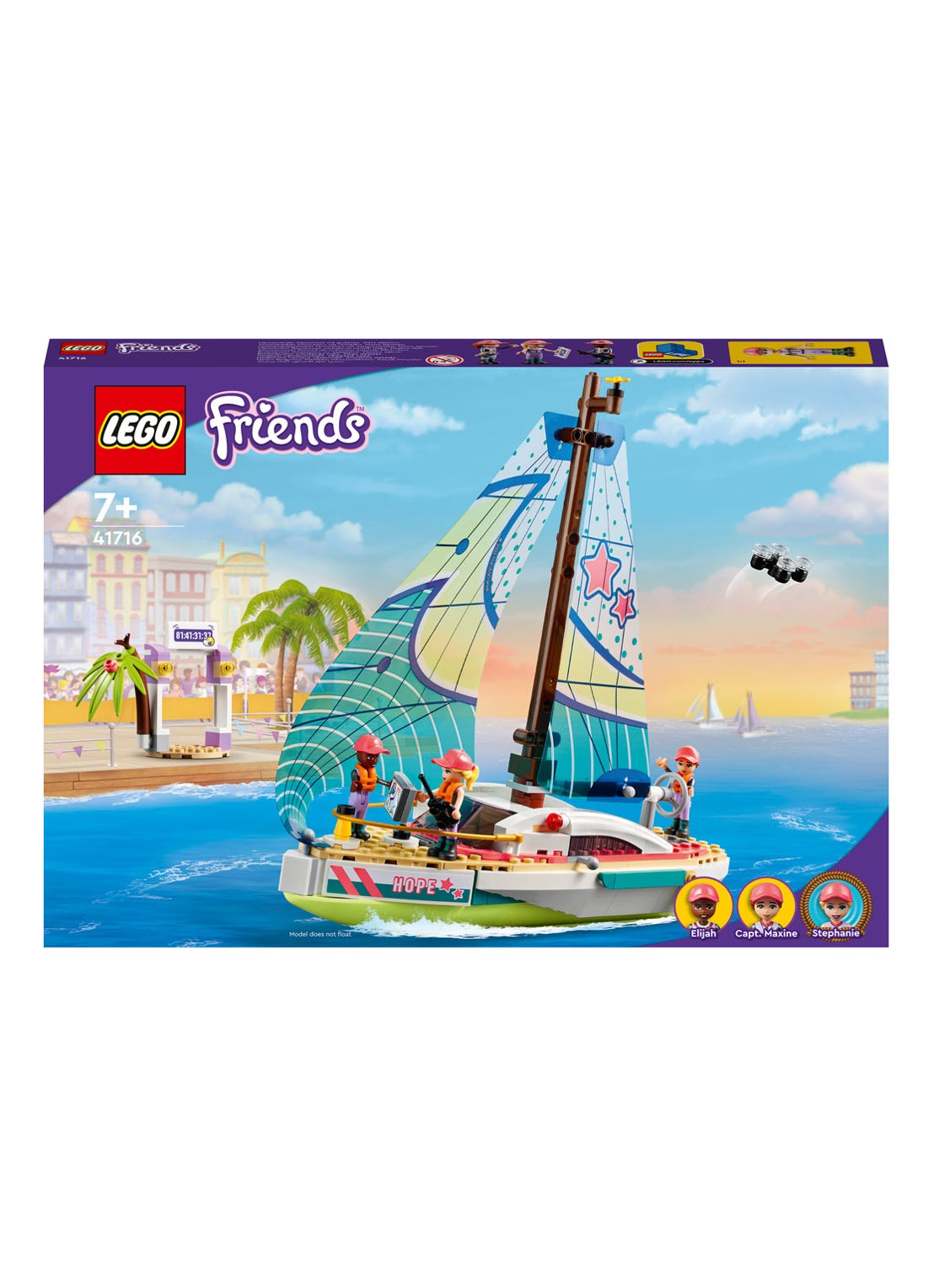 LEGO Stephanies zeilavontuur - 41716 - voorkant 6 multicolor
