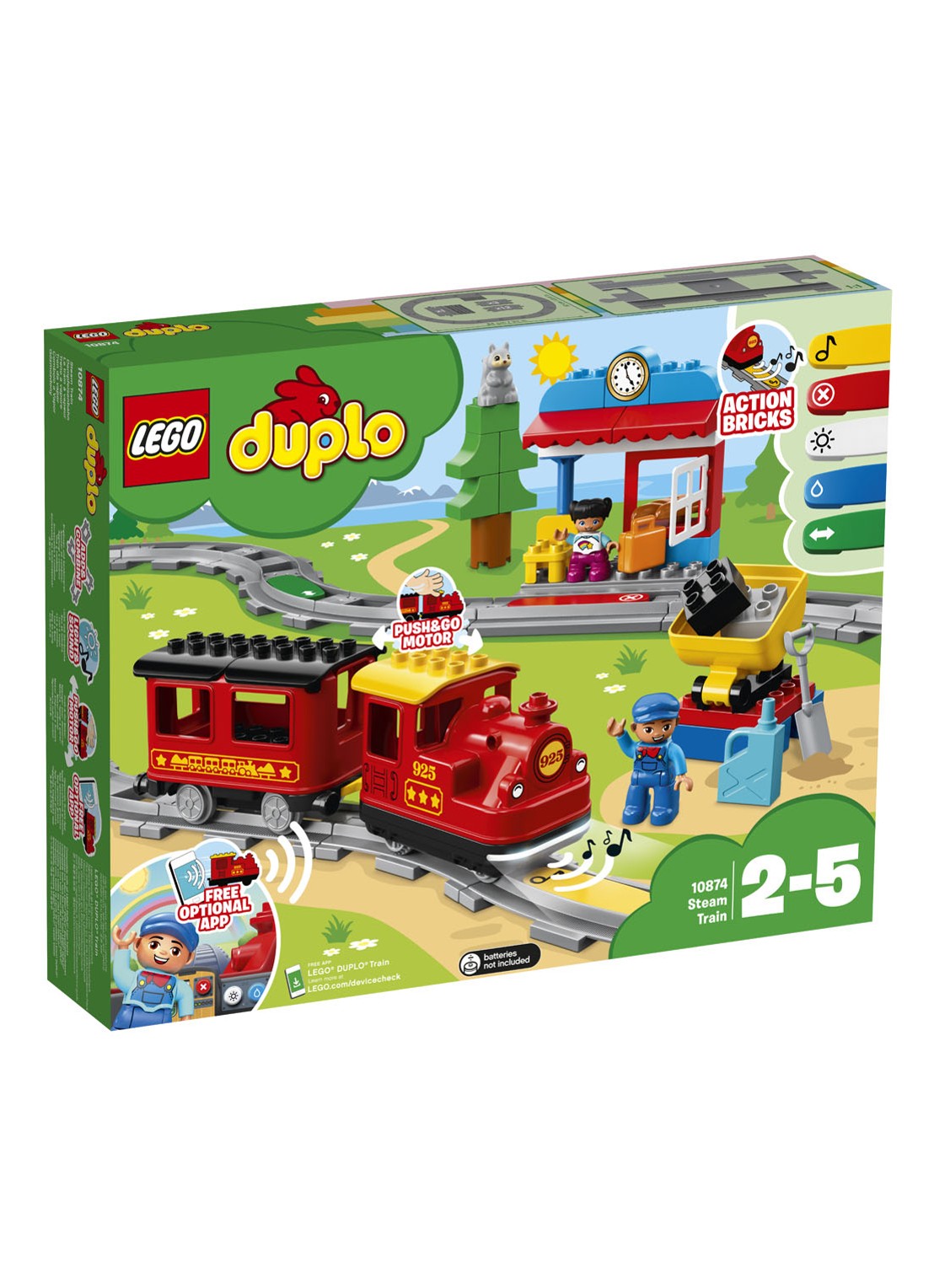 LEGO Stoomtrein - 10874 - voorkant undefined