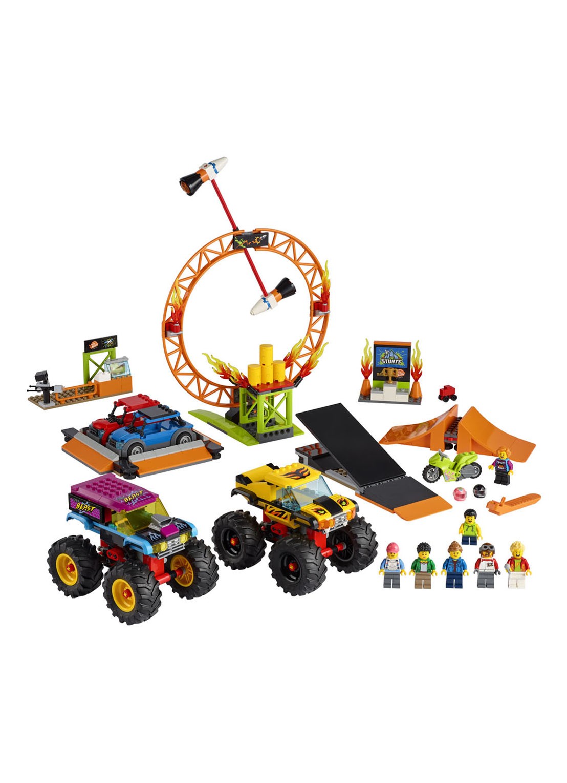 LEGO Stunt Show Arena bouwsets - 60295 - voorkant 2 undefined