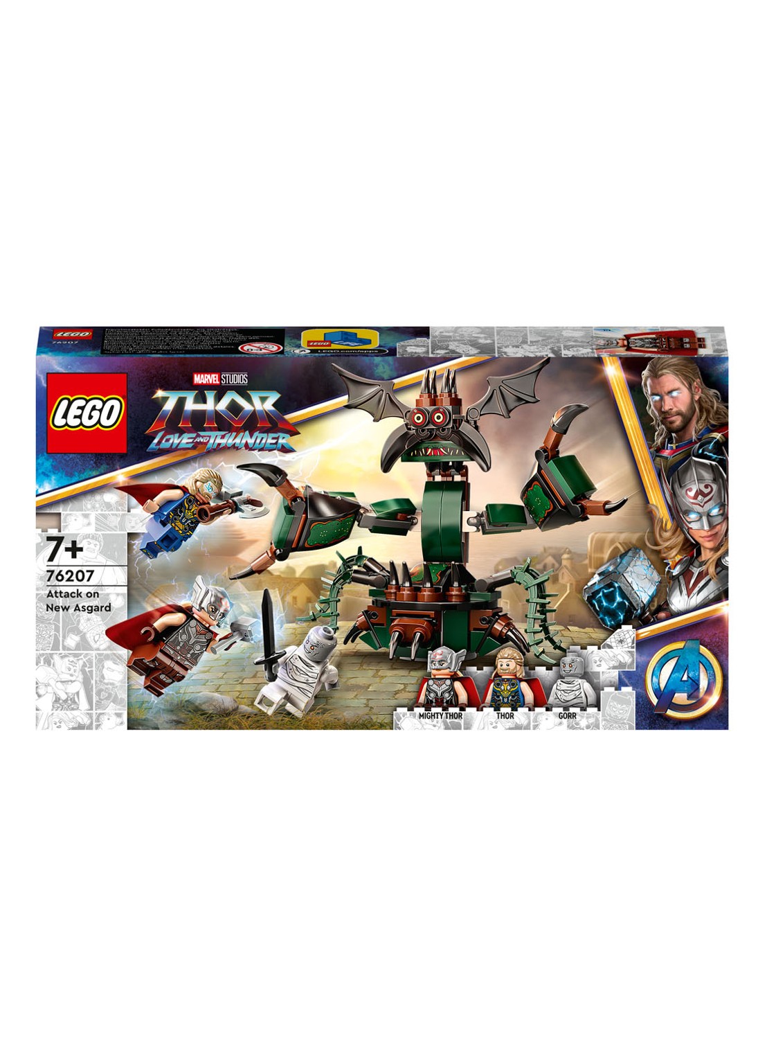 LEGO Super Heroes Aanval op New Asgard - 76207 - voorkant 4 multicolor