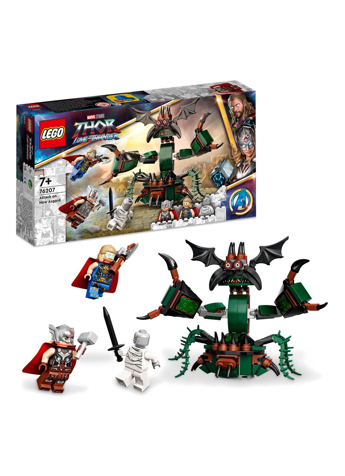 LEGO Super Heroes Aanval op New Asgard - 76207 - voorkant 5 multicolor