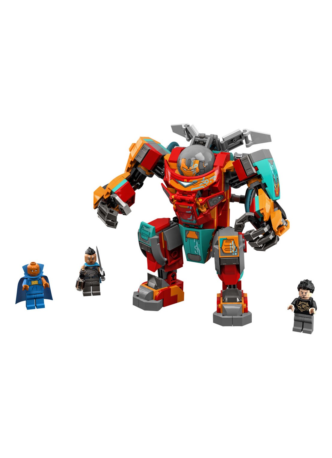 LEGO Super Heroes Tony Stark’s Sakaarian Iron Man - 76194 - voorkant 2 steenrood