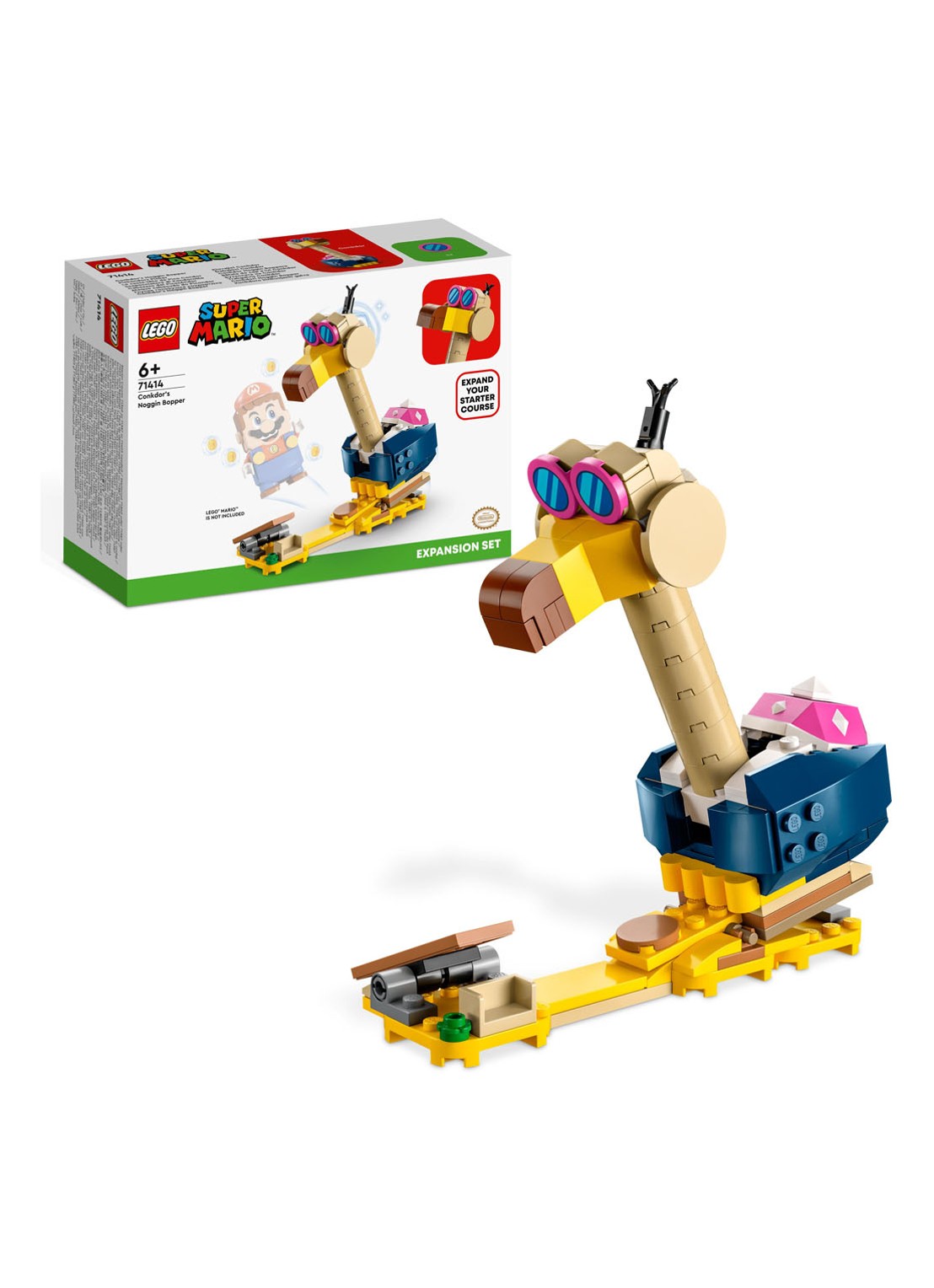 LEGO Super Mario Conkdors hoofdmepper Uitbreidingsset -  71414 - voorkant 3 multicolor